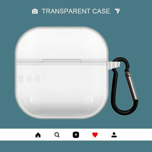 Transparent Earphone Case For Lenovo LP40 LP40S Pro Wireless Headphone Soft Silicone Earbuds Protective Cover Box Accessories
