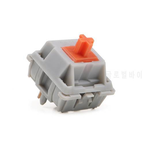 SP-Star Meteor White Orange Gary Purple Switch For Customized Mechanical Keyboard 5 Pins Switches 57g 67g