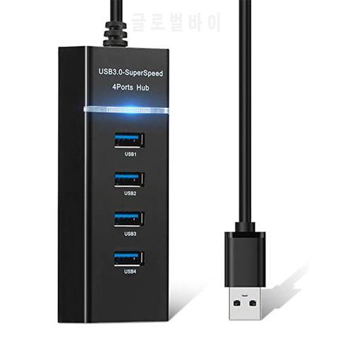 USB 3.0 HUB 4 Ports 2.0 3.0 USB Splitter High Speed Multi Adapter Expander Cable For Desktop PC Laptop Accessories