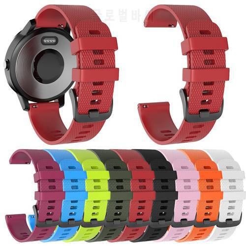 Small Silicone Replacement Wristbands For Garmin Vivoactive 3 Silicone Watch Band Strap Watchband Sport Smartwatch Accessories