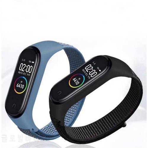 Nylon Strap For Xiaomi Mi Band 4 5 6 7 Strap Sports Wristband Breathable Wristband For Mi Band 4 5 6 7 Strap Replacement Strap