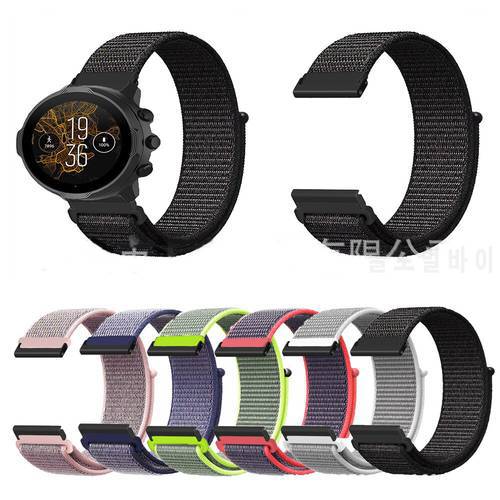 Nylon Loop Wrist Strap For Suunto 9 7 Baro/Suunto D5 Spartan Sport Wrist HR/Baro Smart Watch Breathable Band Bracelets Correa