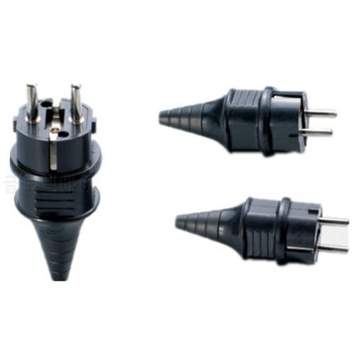 European 2p Plug 16A AC Electrical Power Waterproof Industry France Plug Adapter Converter Socket