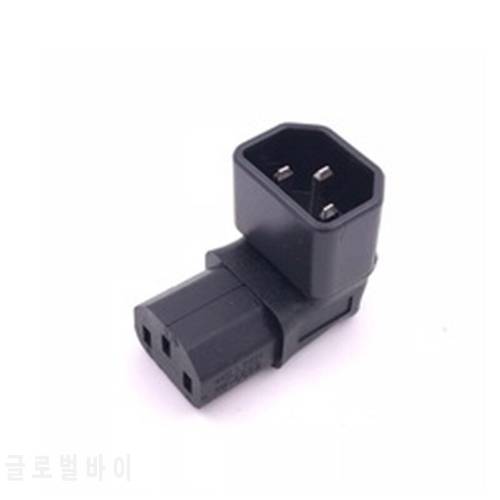IEC Connectors IEC 320 C14 to C13 Up angle Power adapter Conversion plug IEC320 C13 to C14 AC Plug Converter 3Pin Female to Male
