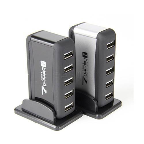 Connector Portable Adapter Usb Cable High Speed Converter USB Charger USB 2.0 HUB with AC Power Computer Peripherals