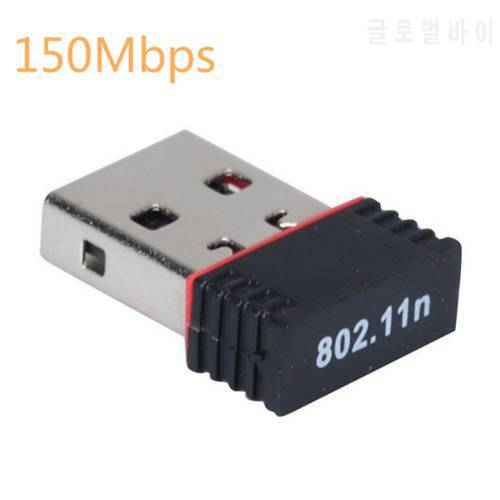 Mini USB Wifi Adapter 802.11n Antenna 150Mbps USB Wireless Receiver Dongle Network Card External Wi-Fi For Desktop Laptop