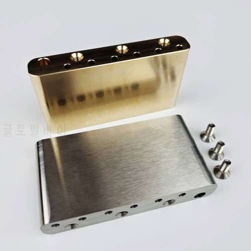 Electric Guitar Tremolo System Bridge Stainless Steel Block Brass Block for Mexico Fender Squier CV Electric Accessories Base