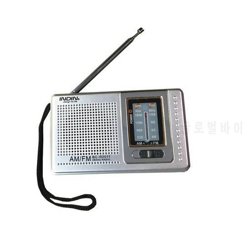 Pocket Mini Wide Reception Telescopic Antenna BC-R2011 World FM Receiver Easy to Carry Portable AM Radio for Entertainment