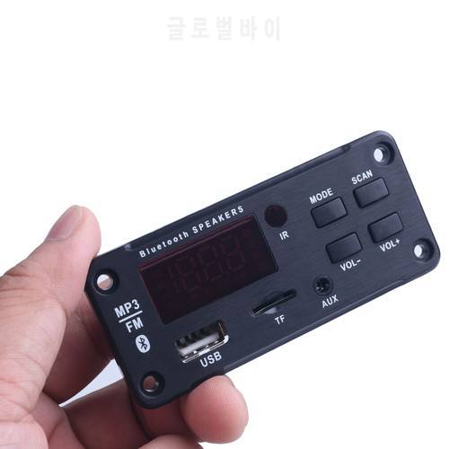 Hot Color Screen Car Audio USB TF FM Radio Module Wireless Bluetooth MP3 WMA Decoder Board MP3 Player with Remote Control DC 12v
