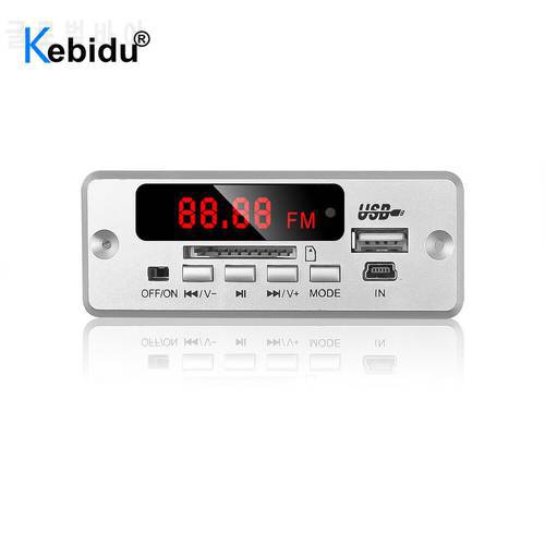 Kebidu 5.0 Wireless Bluetooth MP3 Decoding Board support USB TF Card Slot / USB / FM / Remote for Car Speaker Phone MP3 Player