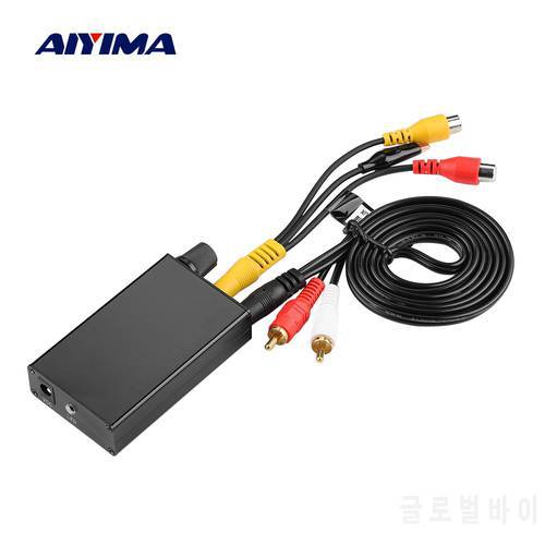 AIYIMA Vinyl Phono Preamp MM MC Phono Stage Vinyl Record Player Stereo Amplifier Phonograph Single Power Supply DC6-12V