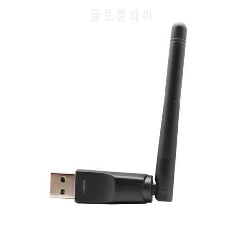 USB2.0 150Mbps WiFi Wireless Network Card MT7601 802.11B/g/n LAN Adapter with Rotatable Antenna for Laptop PC Mini Wi-fi Dongle