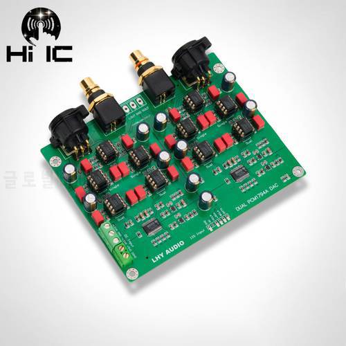 Dual Parallel PCM1794 PCM1794A Decoder DAC Balanced Decoder Board USB Coaxial HiFi Audio DIY Kit 24Bit 192K