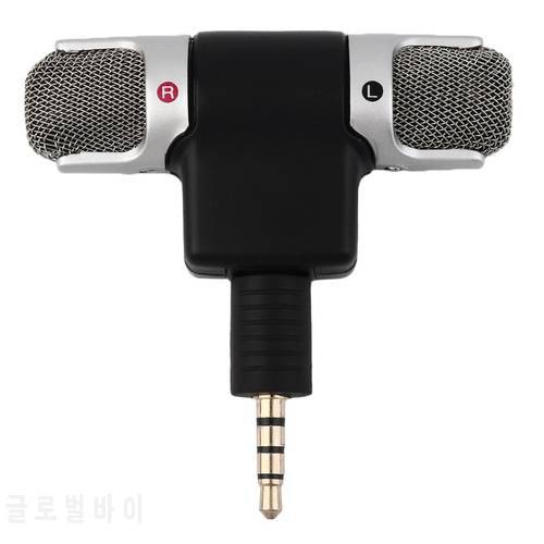 Portable Mini Mic Digital Stereo Microphone for Recorder Mobile Phone New Arrival Headset Microphone Electret Microphone ONLENY