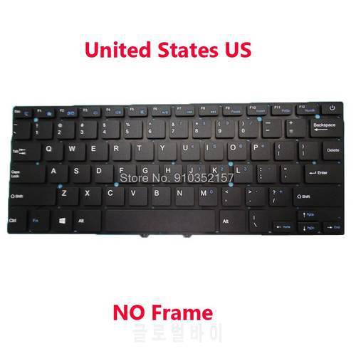 Laptop Keyboard For Multilaser PC205 ml-cn01 PC206 PC207 PC222 PC224 PC240 PC205 ML-CN01 English US NO Frame