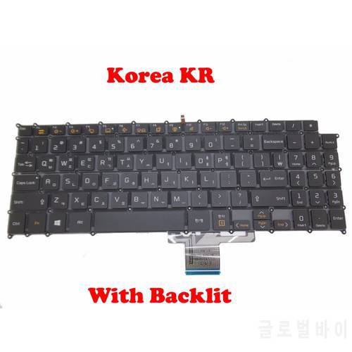 KR Backlit Keyboard For LG 15Z970 15Z970-G HMB8155ELB13 AEW73809811 HMB8154ELA13 AEW73809821 Korea KR HMB8154ELB13 AEW73809801