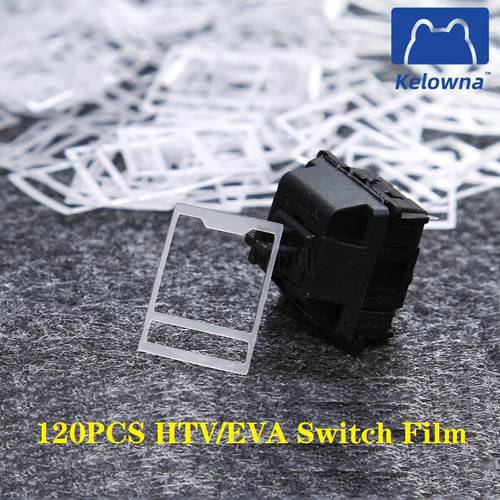 Kelowna MX Switch Film 120Pcs HTV/EVA Film Mechanical keyboard Switch Repair For Cherry Gateron JDK Switch