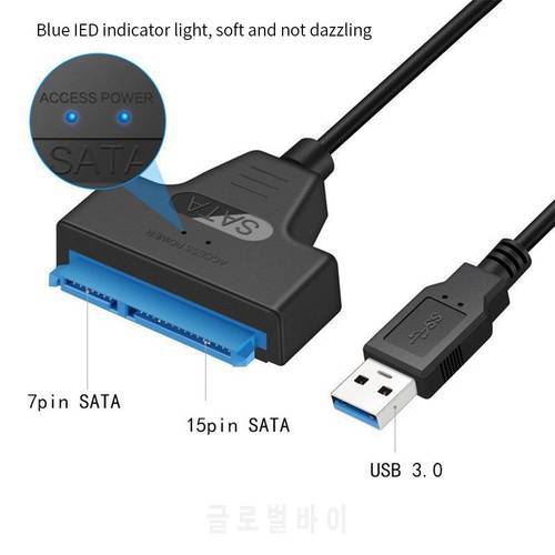 Notebook Desktop 2.5 Inch Solid State Mechanical Hard Drive Adapter Cable SATA 3.0 USB Easy Drive Line