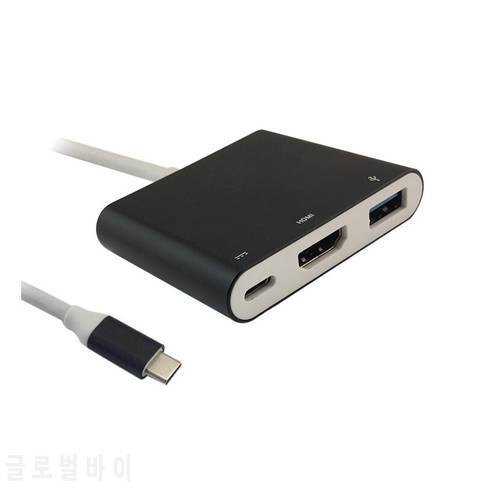Type C USB 3.1 to USB 3.0 HDMI video converter for N-Switch HDMI adapter type C usb hub