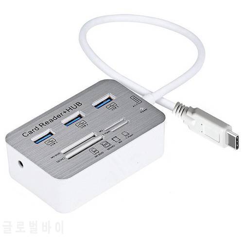 USB C Hub 3.0 High Speed 3 Ports Splitter Usb Hub Adapter SD Card TF Card Reader For PC Laptop Computer Notebook USB 3.0 Hub