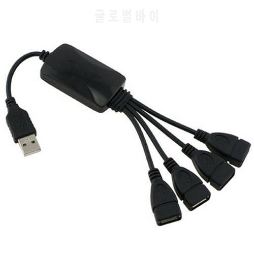 4 Port USB Cable, Hub Expansion Splitter Adapter for laptop PC USB 2.0 Hub