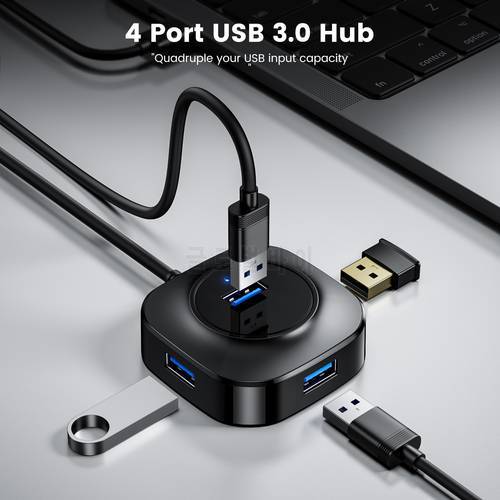 USB2.0 Hub USB 3.0 Hub Multi USB Splitter Adapter 4 Port Speed Mini Multi 3 Hab usb3.0 Hub Ports USB Hub Extender for PC