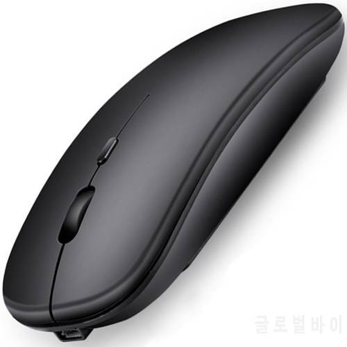 Wireless Mouse Bluetooth Rechargeable Mouse 2.4G Super Slim Silent Mause Ergonomic Gaming Mice For Computer Laptop