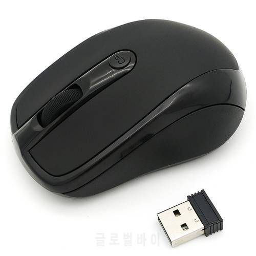 New USB Wireless Mouse 2000DPI Adjustable Receiver Optical Mouse 2.4GHz Ergonomic Mouse Notebook Computer Gaming Mouse