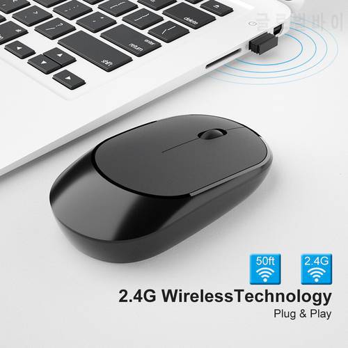 New wireless ultra-thin optical mouse home office notebook wireless mouse small and comfortable