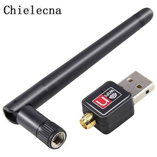 Portable USB Wifi Adapter 150Mbps 2dB WiFi Dongle Wi-fi Receiver Wireless Network Card 802.11b/n/g High Speed wi fi Ethernet