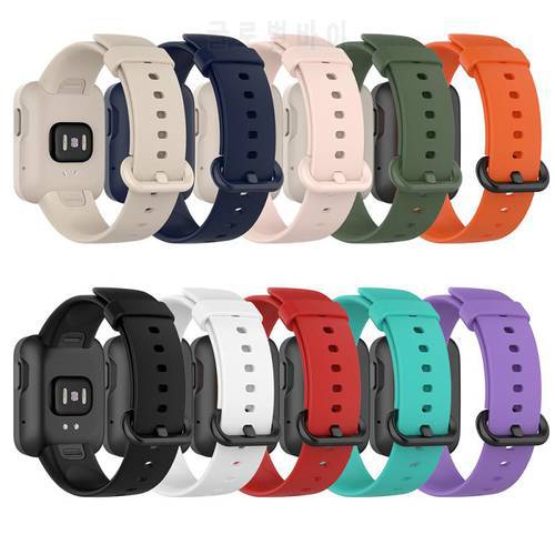 Silicone Strap For Mi Watch Lite Redmi Watch Silica Gel Watch Band Replacement Silicone Bracelet For Mi Watch Lite Redmi Watch