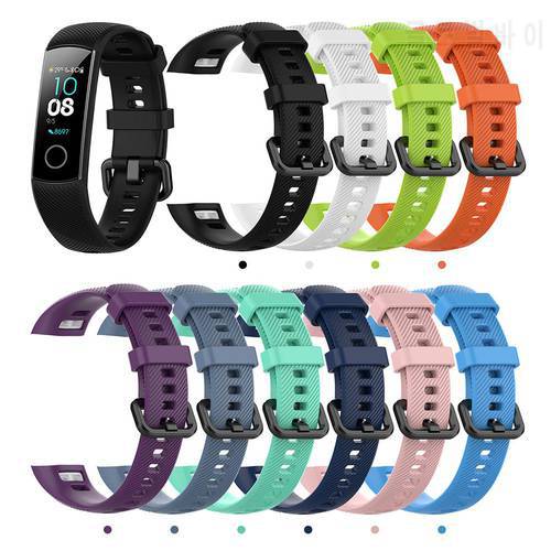Hot Sale Watch Band For Huawei Honor Band 5 Silicone Bracelet Wrist Strap Watch Strap Wristband For Huawei Honor Band 5