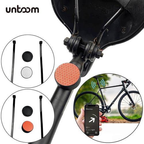 For AirTag Bike Seat Mount Mountain Road Bicycle Taillight Reflector Holder for Airtag Anti-lost GPS Location Case for AirTag