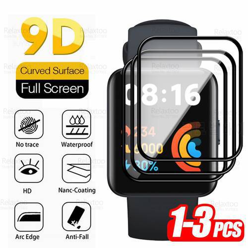 3-1Pcs Soft Tempered Glass For Xiaomi Redmi Wacth 2 Lite Screen Protector Redme Redmy Watch2 Light 2Lite SmartWatch Cover Film
