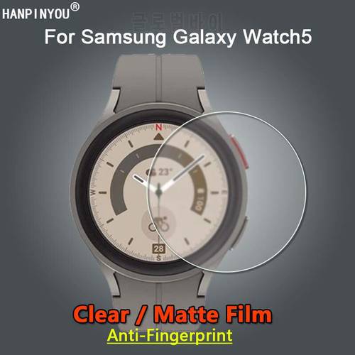 For Samsung Galaxy Watch5 Pro 45mm 40mm 44mm Ultra Clear Glossy / Matte Screen Protector Soft Slim Film -Not Tempered Glass