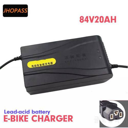 84V 20AH charger LED display smart for 110V-220V AU EU UK adapter Lead acid battery charger for E-bike & Motorbike charger