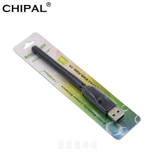 CHIPAL 10PCS 150Mbps Mini USB WiFi Adapter MT7601 Wireless Network Card Wi-Fi Receiver 802.11b/n/g Wifi Adaptador WiFi Dongle