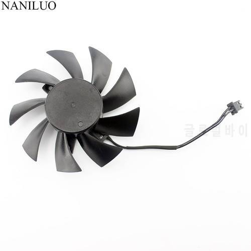 New T128015SH 75MM 2P 2Pin DC 12V 0.32AMP Cooling Fan For EVGA GTX 650 650Ti GTS 450 Graphics Card Cooler Fans