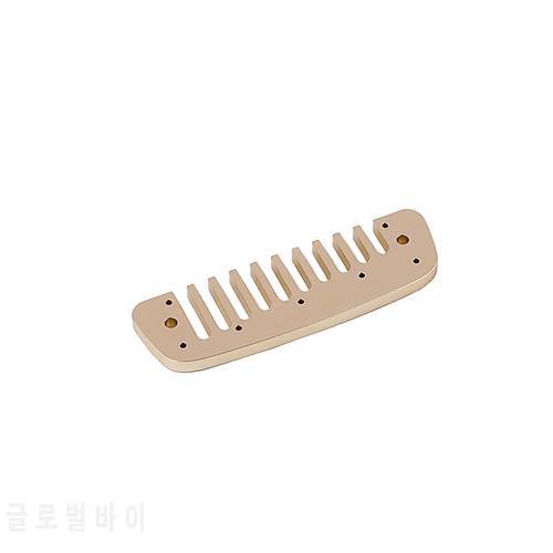 Aluminum Alloy 10 Holes Comb Harmonica Part for Hohner Marine Band Crossover and Deluxe