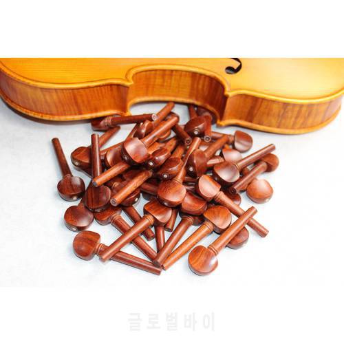52 pcs high quality 4/4 full size rosewood Violin pegs