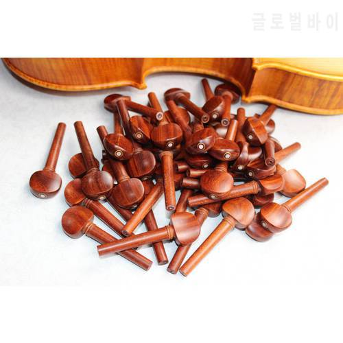 24 pcs high quality 4/4 full size rosewood Violin pegs