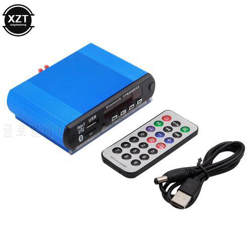 2*15W MP3 Player Decoder Board 12V Bluetooth-Compatible JQ Amplifier Car FM Radio Module Supports TF USB AUX
