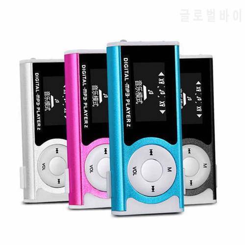 Rechargeable MP3 Player Lcd Screen Music Player With Headphones Led Light Support External Micro Tf Sd Card