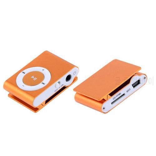 Sport Clip-type Mini Mp3 Player Stereo Music Speaker Usb Charging Cable 3.5mm Headphones Supports Tf Cards
