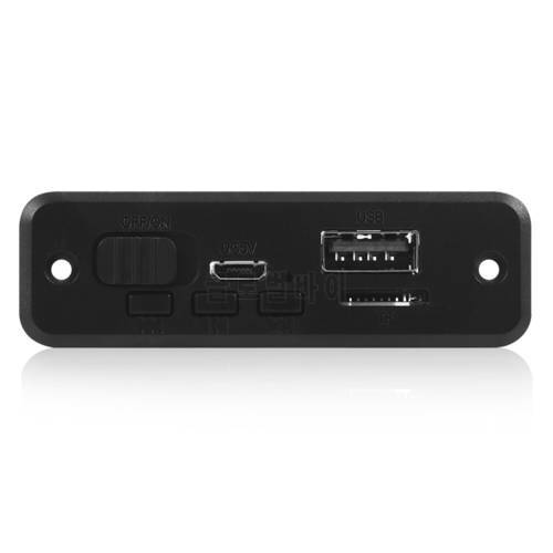 Wireless Bluetooth-compatible 5V MP3 WMA Decoder Board Car Audio USB TF FM Radio Module with Remote Control 2*3W Amplifier