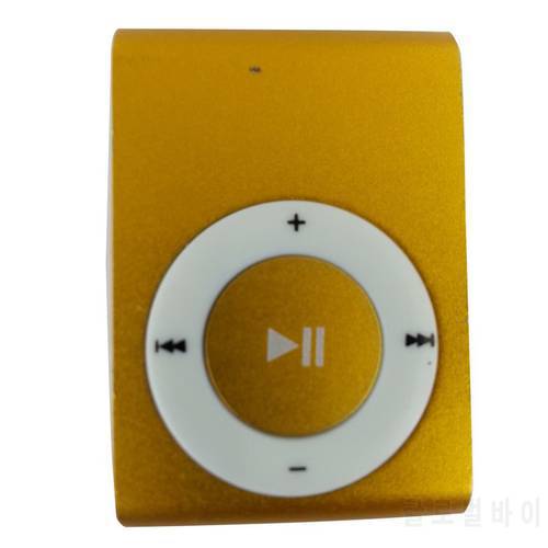Portable Metal Screenless Card Mp3 Iron Clip Mp3 Player Student Sports Player Creative Mp3 Player Gift