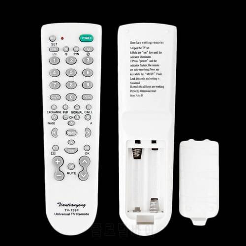 TV-139F Universal Intelligent Smart TV Remote Control Replacement Controller Wireless controle remote 433mhz 139F RC