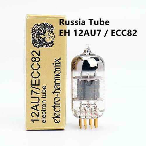 Vacuum Tube EH 12AU7 ECC82 Golden Foot for Electronic Tube Amplifier HIFI Audio Power Amplifier Original Exact Match Genuine