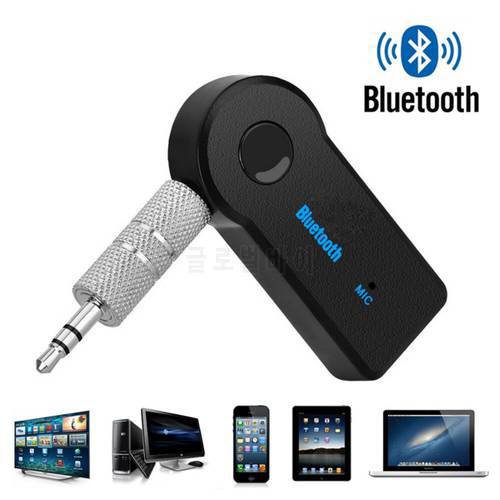 Wireless Bluetooth Audio 5.0 Receiver 3.5mm Streaming Auto Headphone AUX Adapter Connector Mic Handfree For Car Music PC Speaker