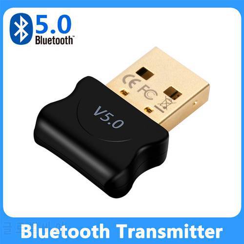 Bluetooth-compatible 5.0 Adapter USB Transmitter For Pc Computer Receptor Laptop Earphone Audio Printer Data Dongle Receiver